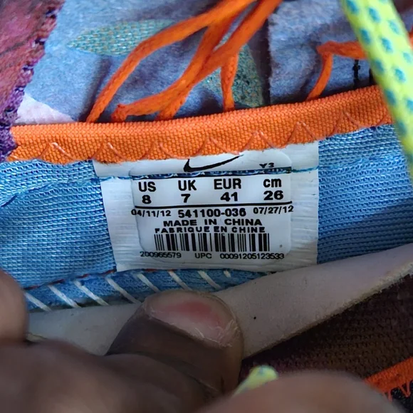 Men's Nike Lebron X What The MVP Multicolor Size 8